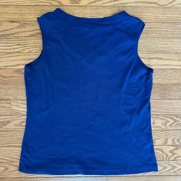 White Stag Blue Tank Top Classic Crew Neck - Picture 3 of 3